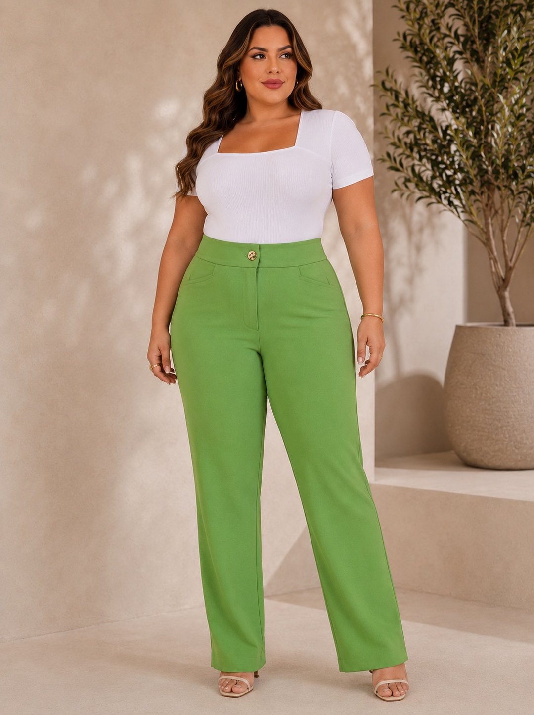 Calça Plus size PS60 | Dryffer Fashion