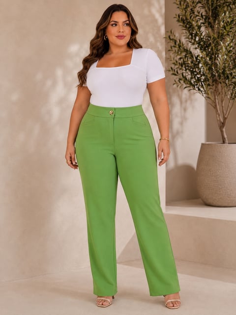 Calça Plus size PS60 | Dryffer Fashion