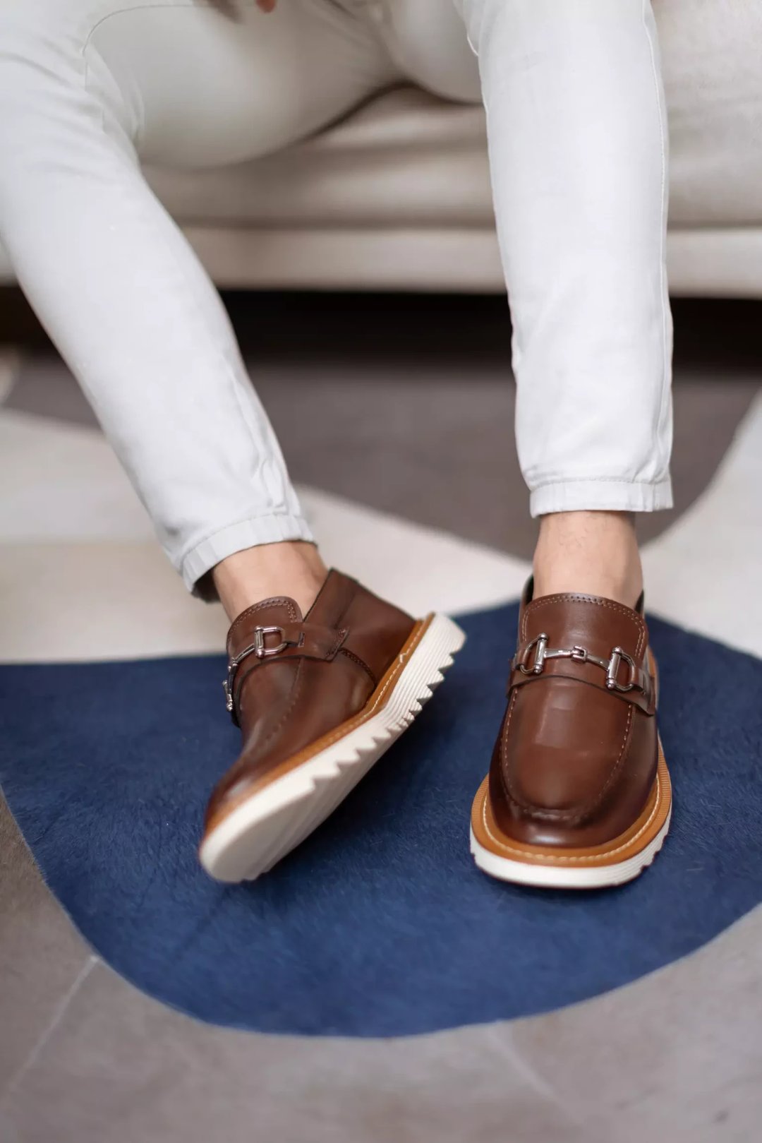 Mocassim masculino marrom | Linqui