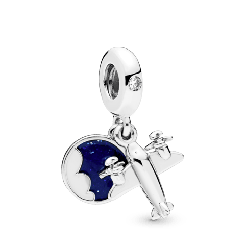 Charm Pendente Viagem De Avião | Like Joias e Acessórios