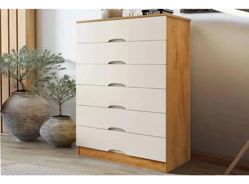 Cômoda Europa Sevilha com 6 Gavetas | ELETRO KIT (2)