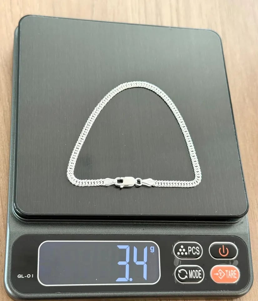 L3-16 PULSEIRA GRUMET DUPLO 3MM | Everest Jóias