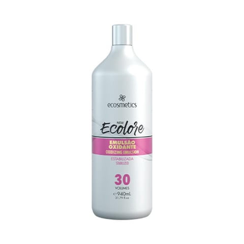 EMULSAO OXIDANTE ESTABILIZADA E-COLORE 940mL - 30 VOLUMES | Horizont Distribuidora