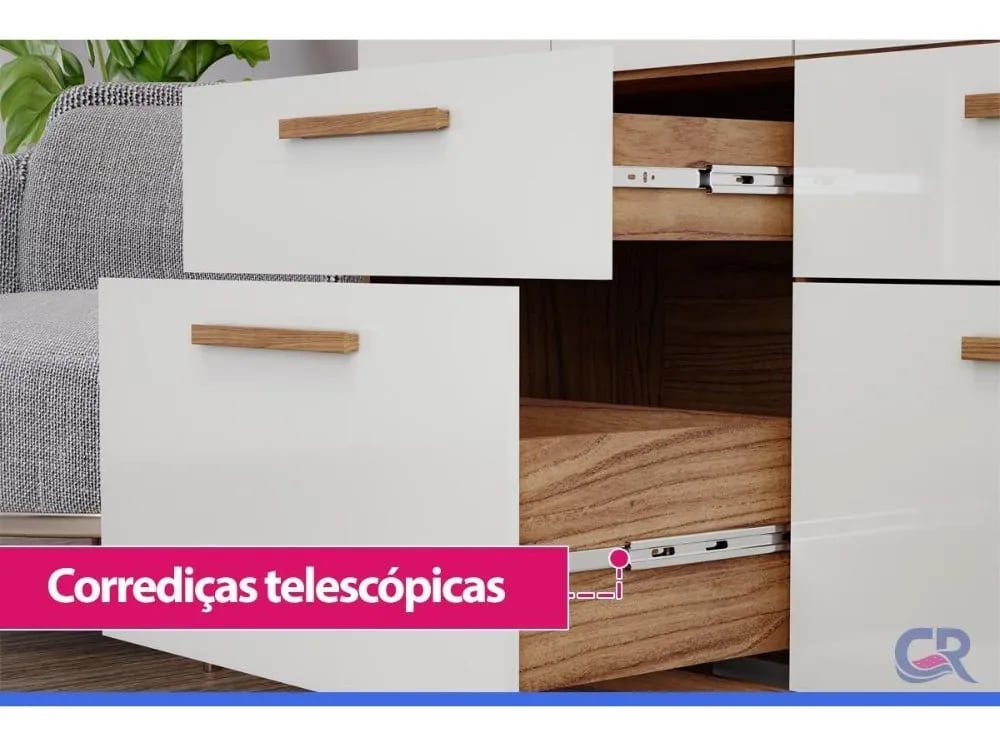 Roupeiro Panan Porto 6 Portas e 5 Gavetas | ELETRO KIT (4)
