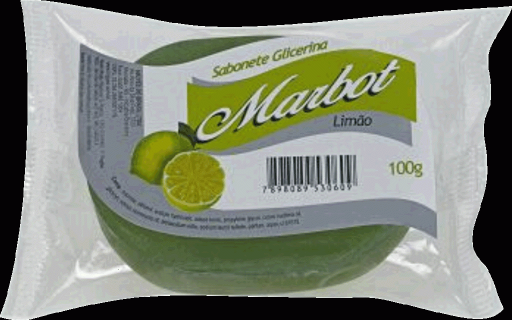 SABONETE GLICERINADO MARBOT 100G LIMÃO | Evidenci distribuidora
