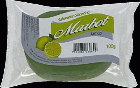 SABONETE GLICERINADO MARBOT 100G LIMÃO | Evidenci distribuidora