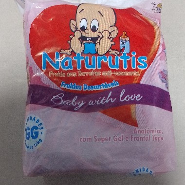 FRALDA NATURUTIS PCT C/5 UND TAM GG | Evidenci distribuidora