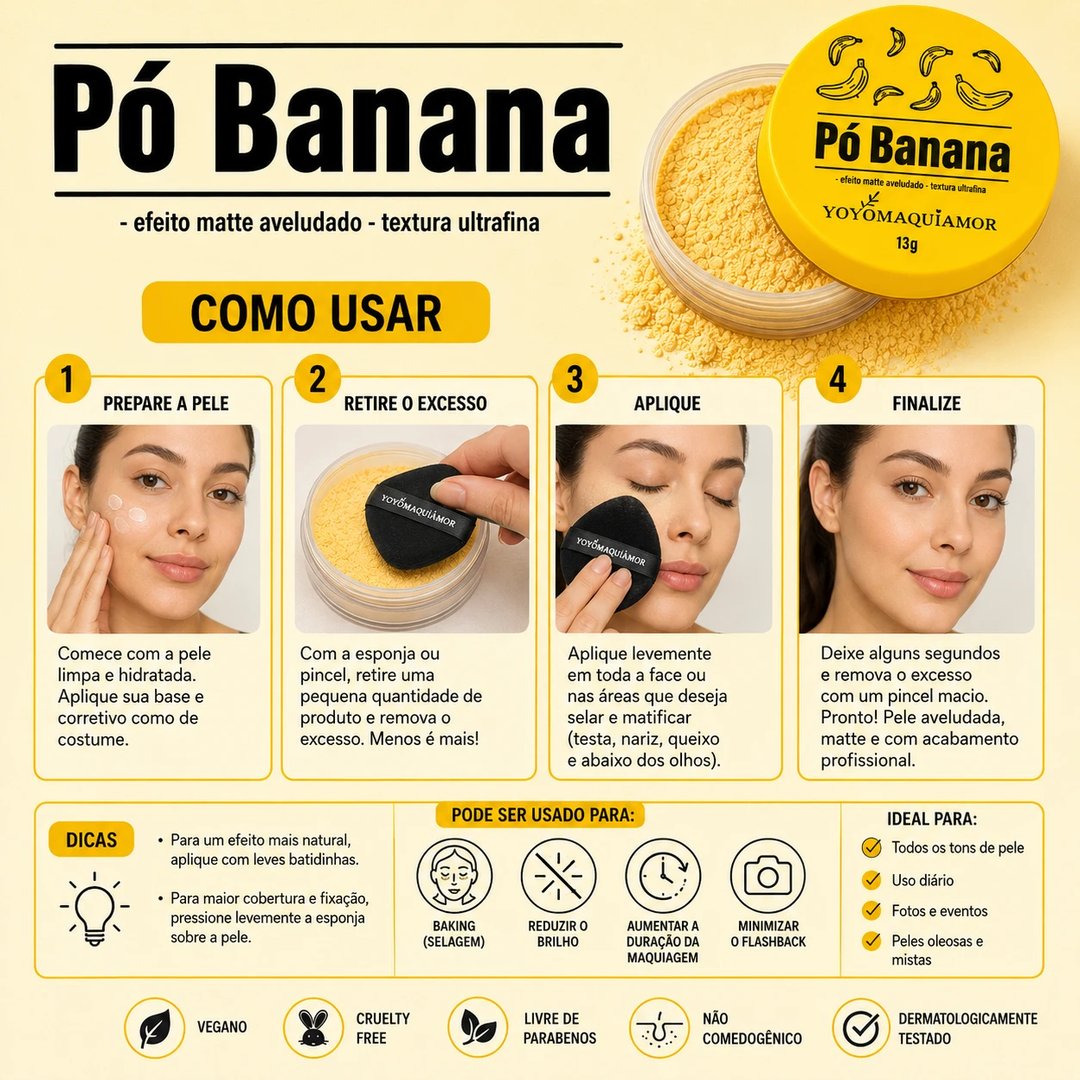 Pó solto banana 13g | Loja Chrysdape (2)