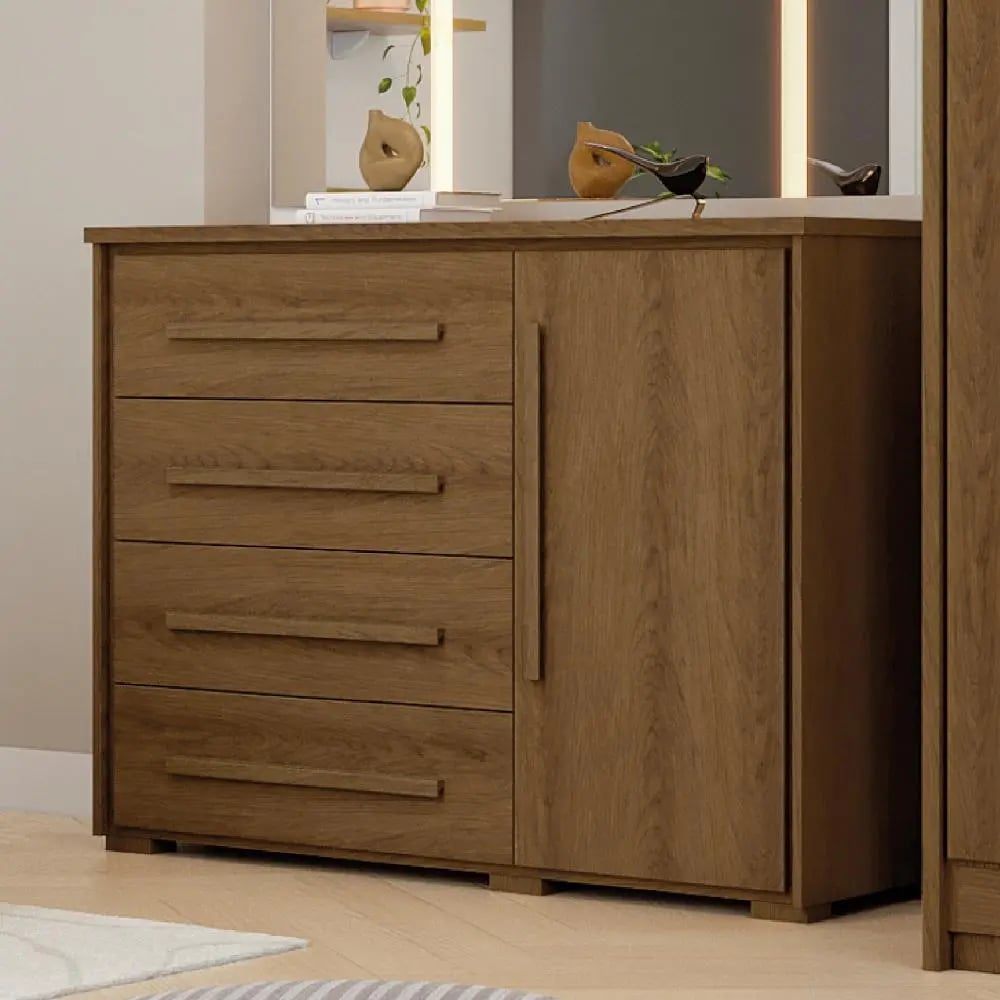 Cômoda Rimo Angra com 4 Gavetas 1 Porta | ELETRO KIT (2)