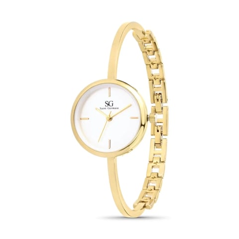 Relógio Bracelete Minimalista Dourado | Like Joias e Acessórios