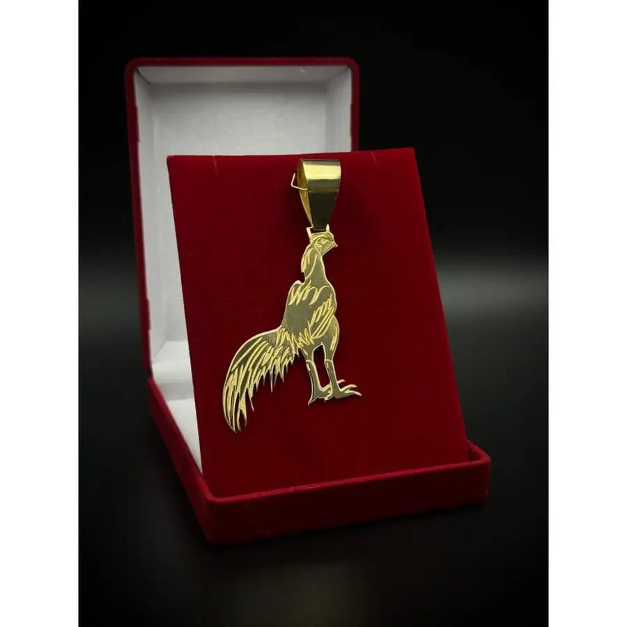 PINGENTE GALO 6CM | Everest Jóias (2)