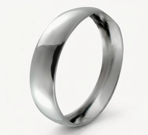 Aliança Basic Lisa 4mm | Like Joias e Acessórios
