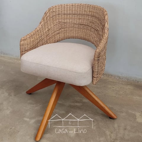 Poltrona Giratório Elizie | Casa do Lírio