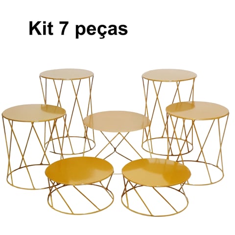 KIT 7 PEÇAS ARAMADO TAMBORZINHO | ART'S FERRO