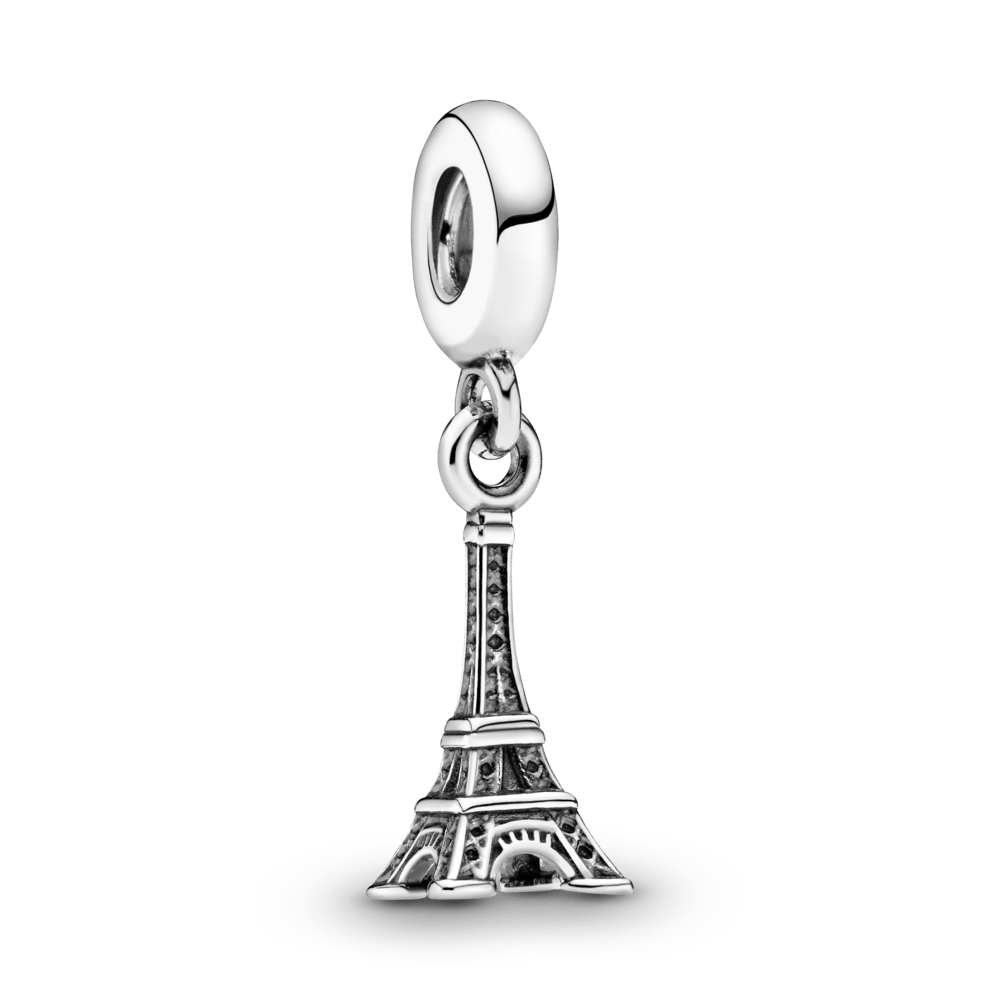 Charm De Prata Pendente Torre Eiffel | Like Joias e Acessórios