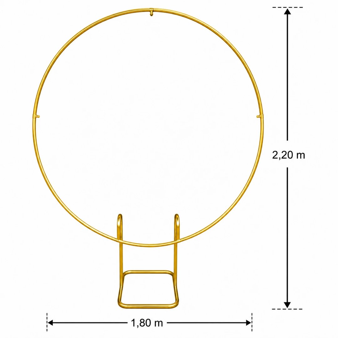 ARCO DESMONTAVEL 1,80DIAM X 2,20ALTURA | ART'S FERRO