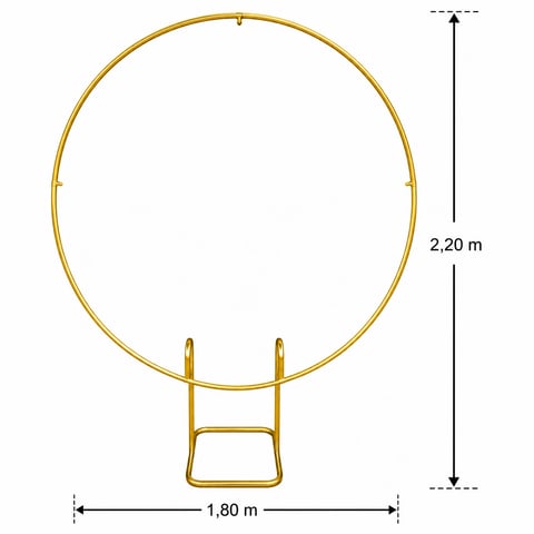 ARCO DESMONTAVEL 1,80DIAM X 2,20ALTURA | ART'S FERRO