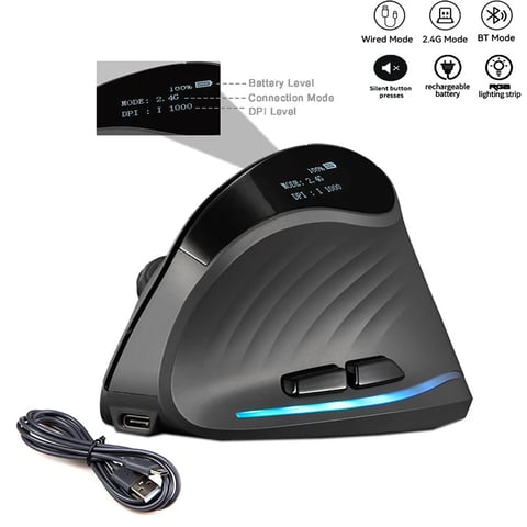Mouse sem fio ergonômico | Linqui