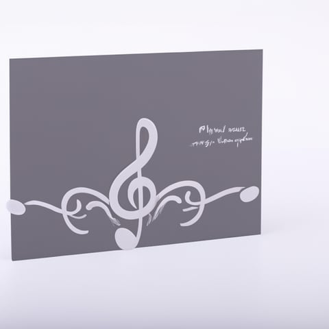 Cartão musical | Linqui