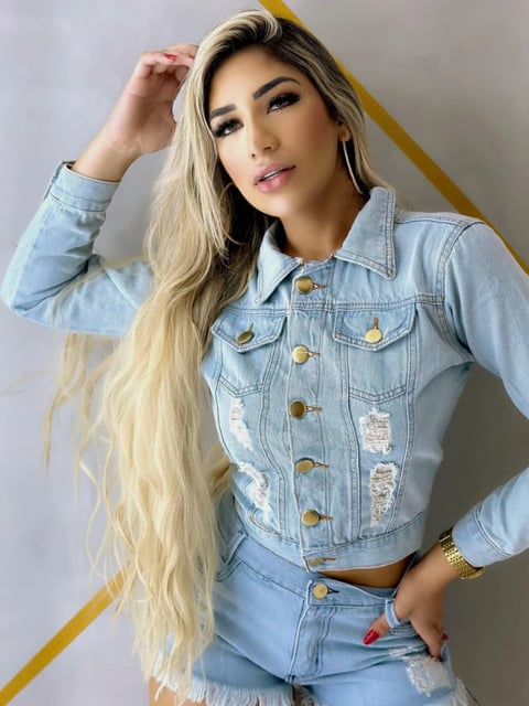 Jaqueta jeans oversized | Linqui
