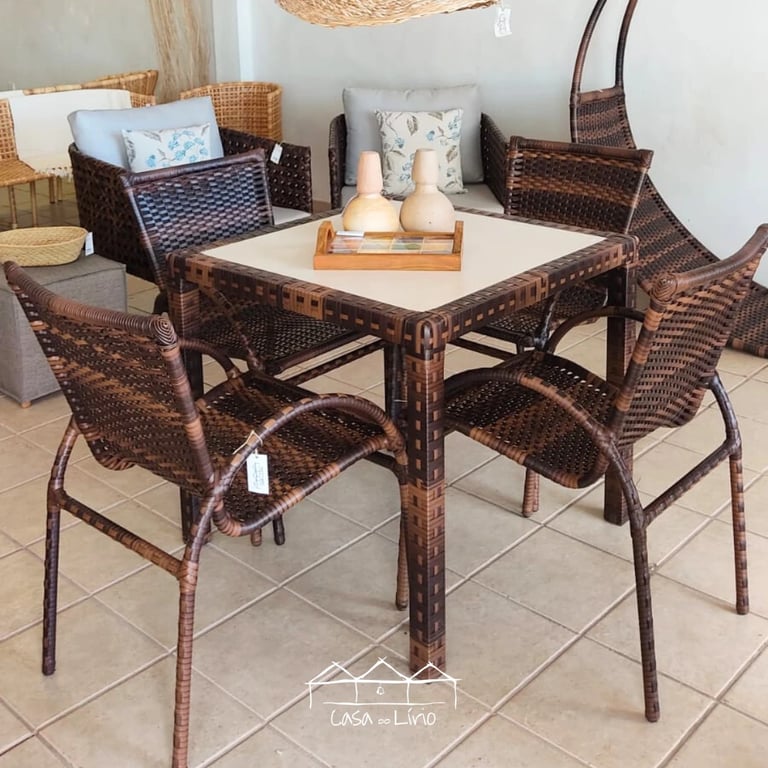 Mesa Eloah - Tampo De Porcelanato | Casa do Lírio (3)