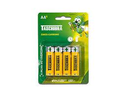 PILHA TASCHIBRA ZINCO-CARBONO AA CR C/4 (PEQ) | Evidenci distribuidora