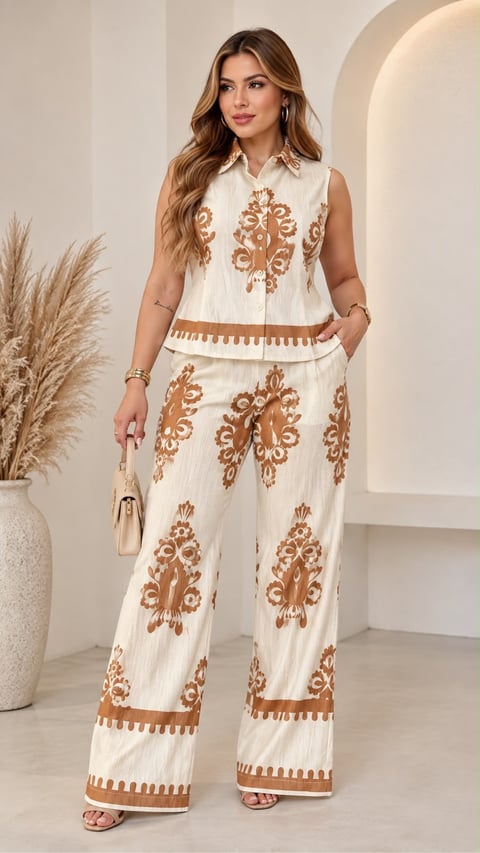 Conjunto estampado CJ37 | Dryffer Fashion