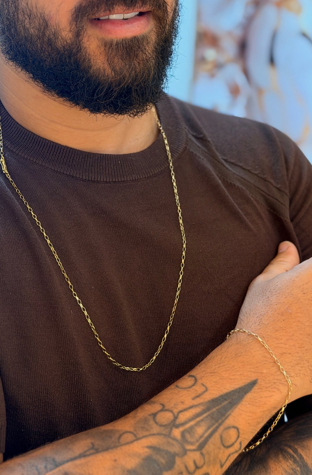 CONJUNTO CORRENTE + PULSEIRA CARTIER DE 1,8MM | Everest Jóias
