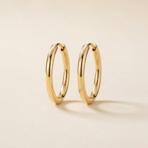 Brinco argola dourada | Linqui