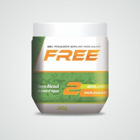 GEL FREE 240G FIXADOR VERDE | Evidenci distribuidora