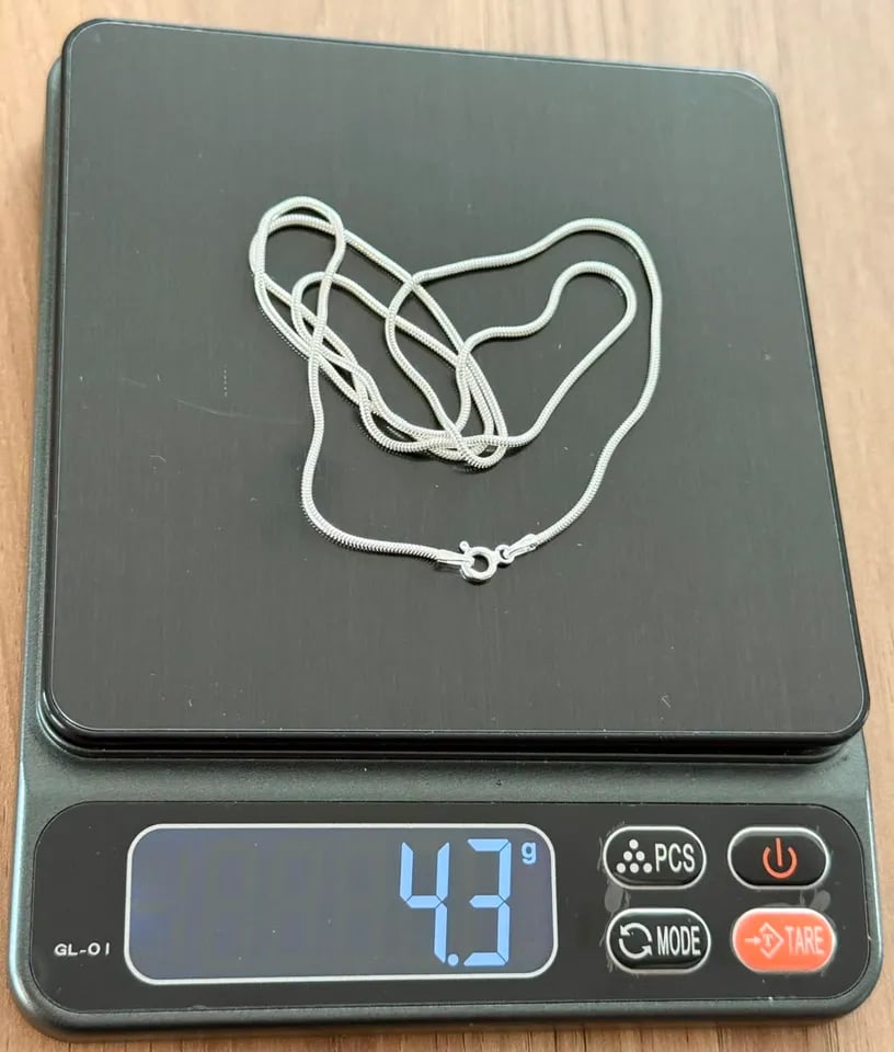 L4-52 CORRENTE RABO DE RATO 60CM | Everest Jóias