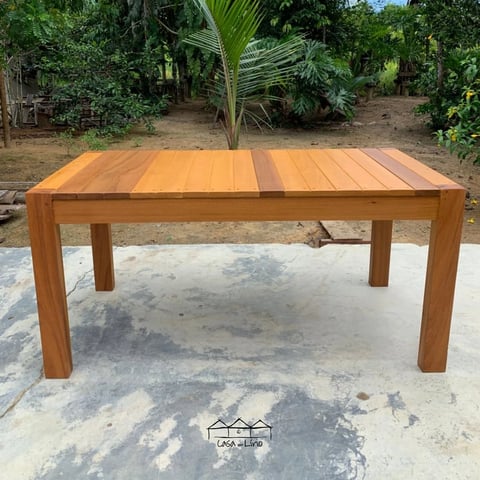 Mesa Do Japa Com Tampo Ripado | Casa do Lírio