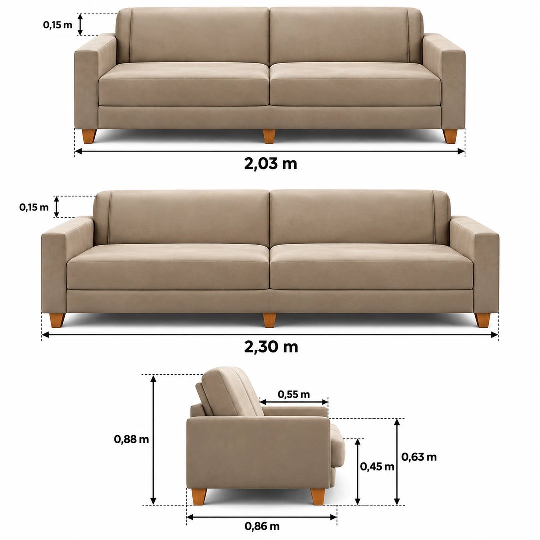 Sofá Plataforma Living MP 2224 | ELETRO KIT (2)