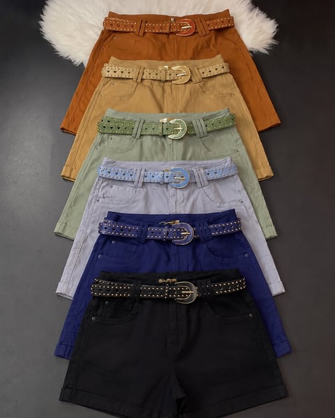 Shorts cintos ST28 | Dryffer Fashion