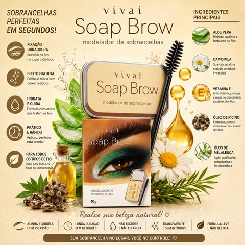 Modelador de Sobrancelhas 10g | Loja Chrysdape