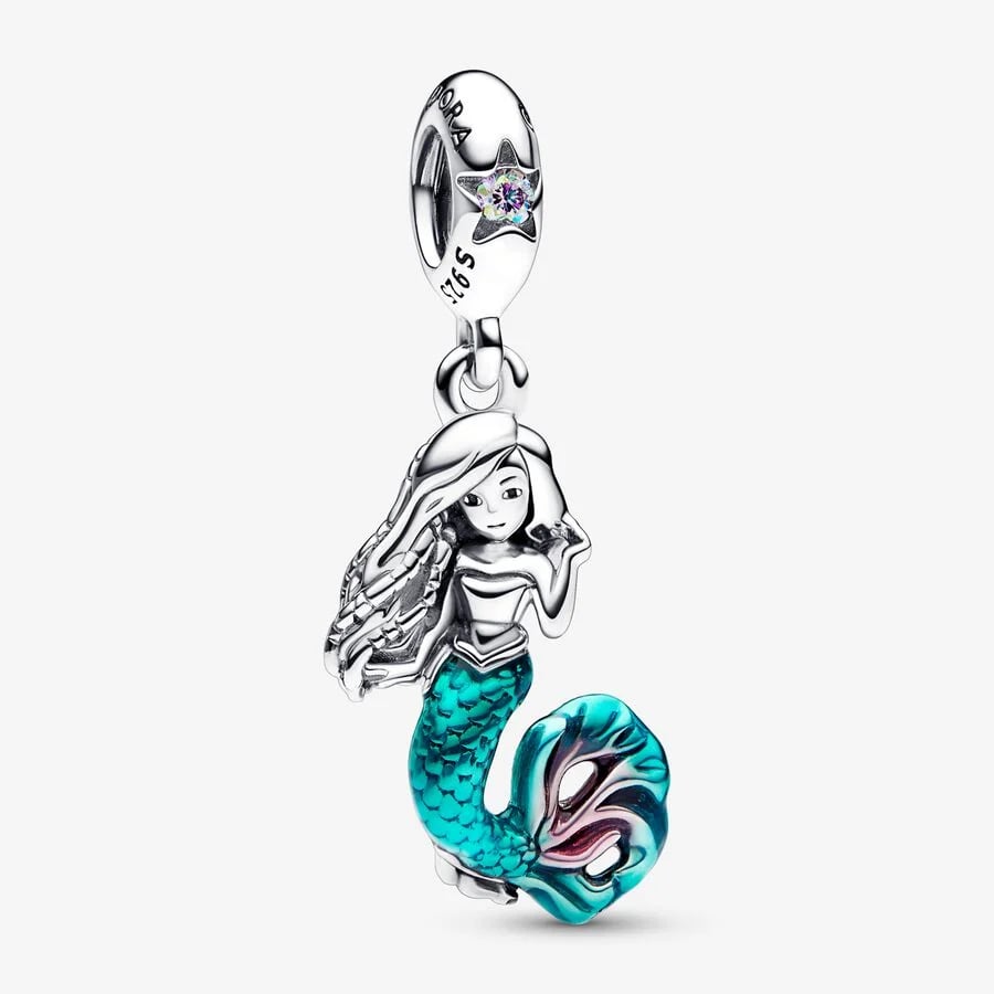 Charm Pendente Disney, Little Mermaid Ariel | Like Joias e Acessórios