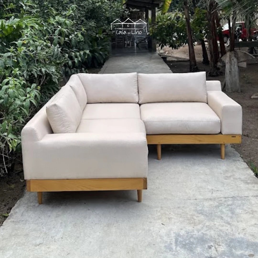 Sofá Bárbara Em L Medida: 2,10 x 2,10 x 1,00 | Casa do Lírio (2)