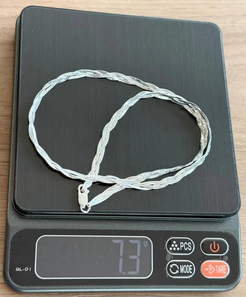 L1-24 Corrente 3 Fios 45cm | Everest Jóias