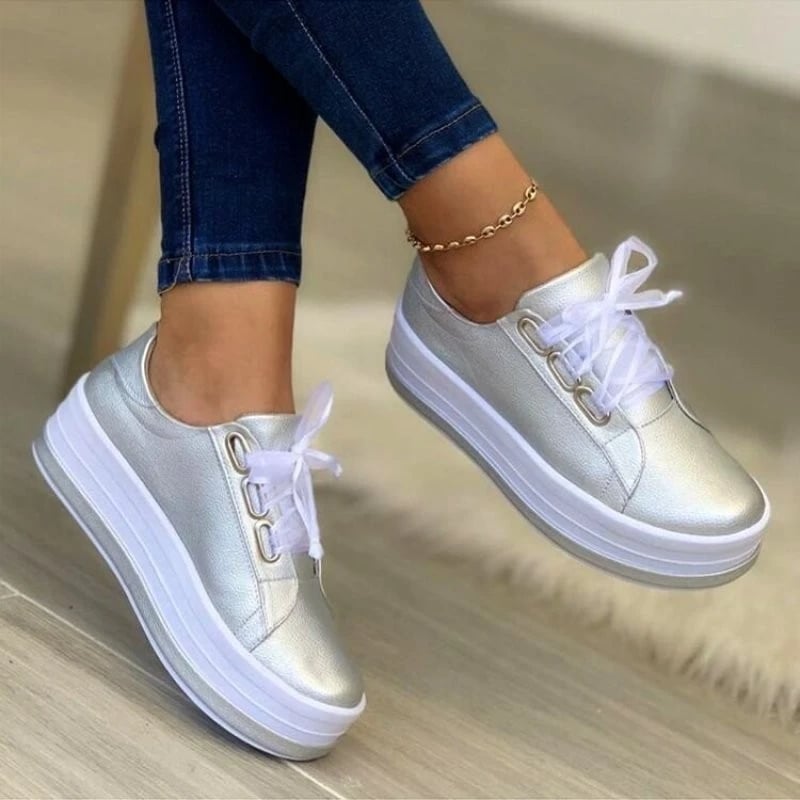 Tênis dad shoes prata | Linqui