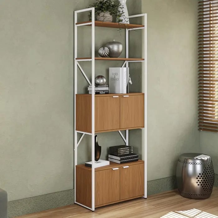 Estante Crome LI018 com 2 Prateleiras e 4 portas | ELETRO KIT (2)