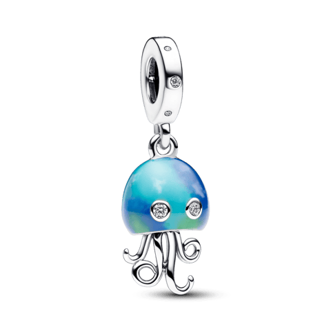 Charm Prata Pendente Água-Viva que Muda de Cor | Like Joias e Acessórios