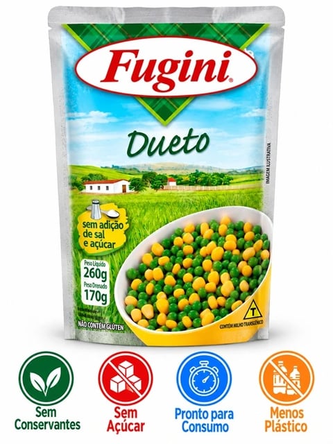 SACHE VEGETAIS FUGINI DUETO 36X170G | Central de Negócios B2B