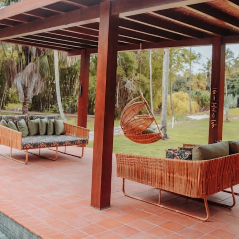 Chaise Maria Confecção Em Junco Sintético Cordão | Casa do Lírio (3)