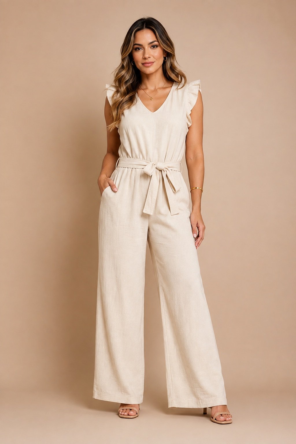 Macacão longo crepe MA19 | Dryffer Fashion